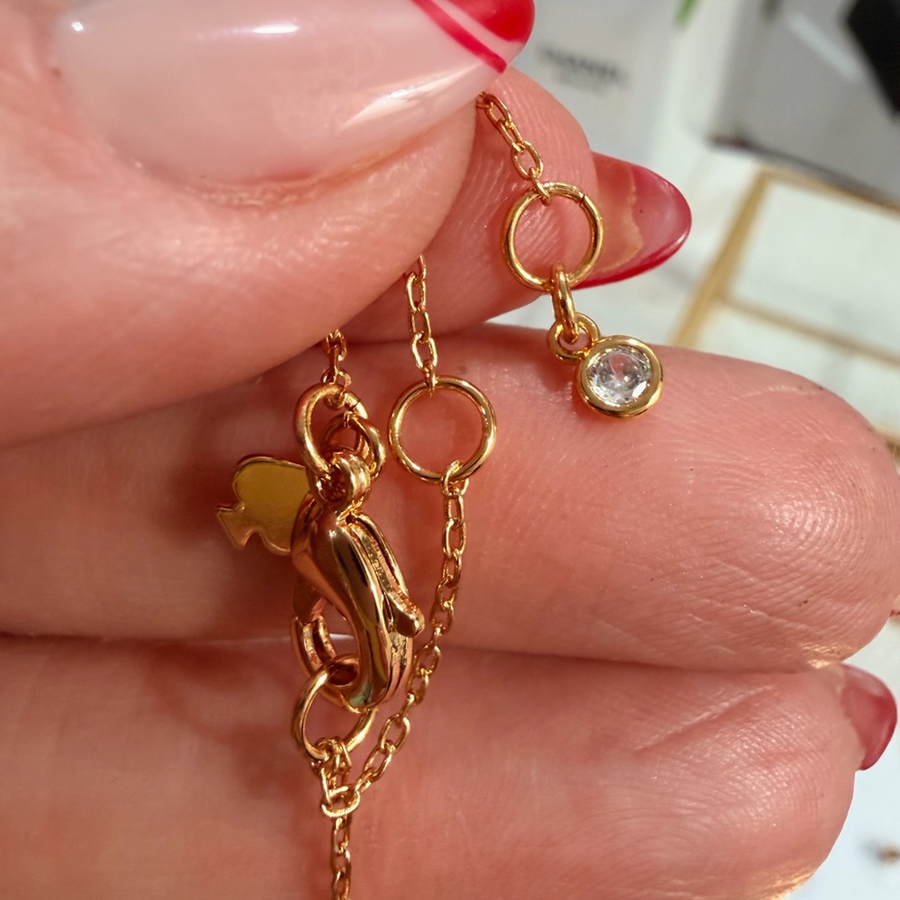 Kate Spade "Oh What Fun" Spade Teddy Bear necklace and earrings set- New! - Picture 4 of 6